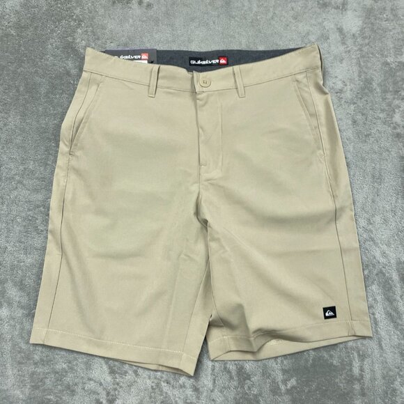 Quiksilver Mens Tan Hybrid Shorts Size 30 Stylish Durable Design a1384 - Picture 1 of 6